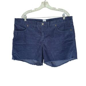 GAP Indigo Corduroy Shorts size 16